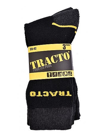 Calzini da Lavoro TRACTO Qualità Pro - Confezione da 3