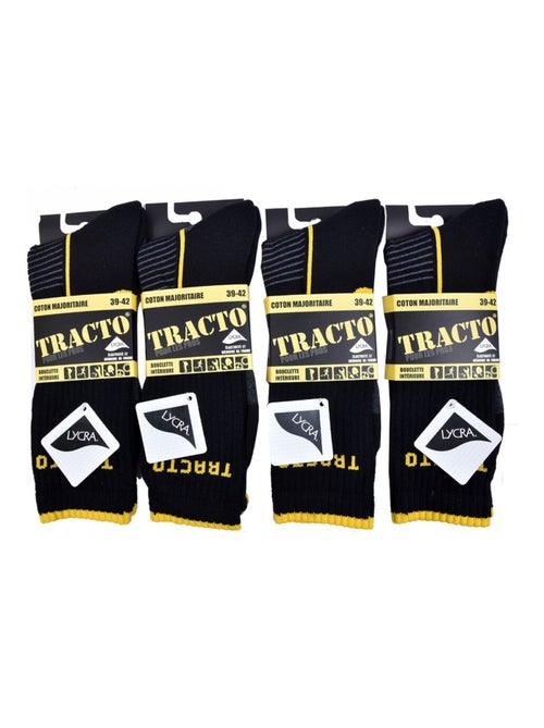 Calzini da Lavoro TRACTO Qualità Pro - Confezione da 4 - Kiabi