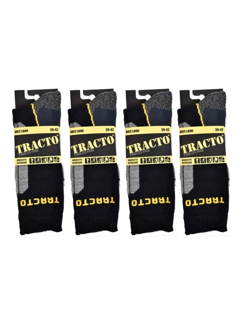 Calzini da Lavoro TRACTO Qualità Pro - Confezione da 4 - Kiabi
