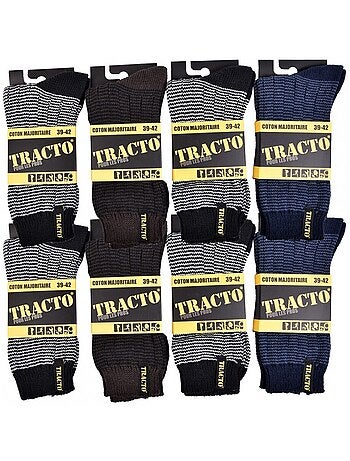 Calzini da Lavoro TRACTO Qualità Pro - Confezione da 8