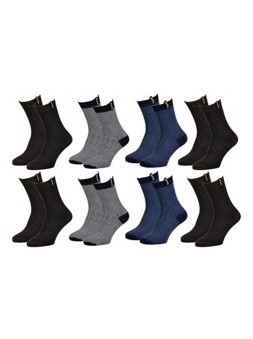 Calzini da Lavoro TRACTO Qualità Pro - Confezione da 8 - Kiabi