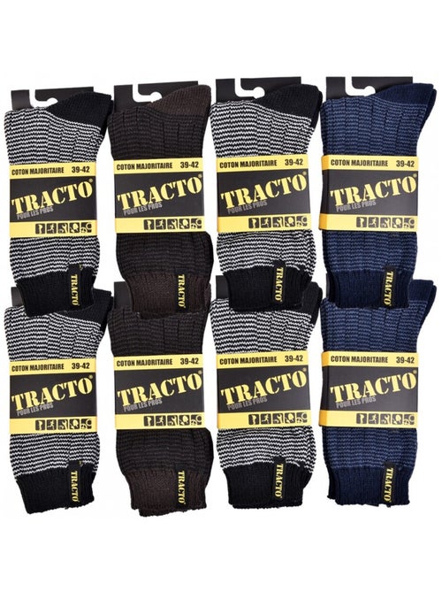 Calzini da Lavoro TRACTO Qualità Pro - Confezione da 8 - Kiabi