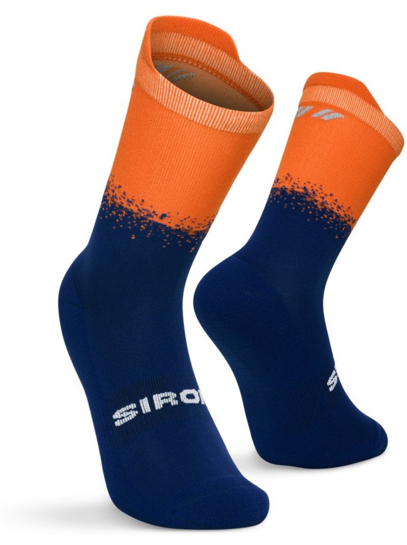 Calzini da trail running à metà polpaccio uomo e donna hardrock navy Blu - Kiabi