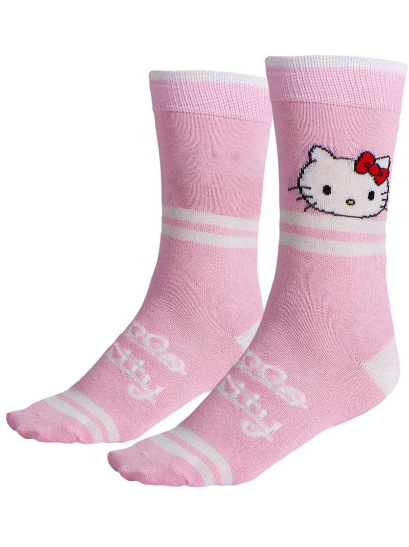 Calzini donna cotone hello kitty sanrio Rosso - Kiabi