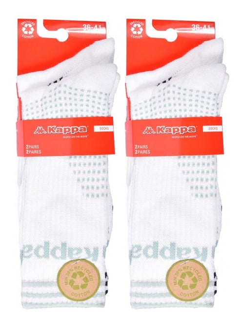 Calzini Donna CREW KAPPA - Confezione da 4 - Kiabi