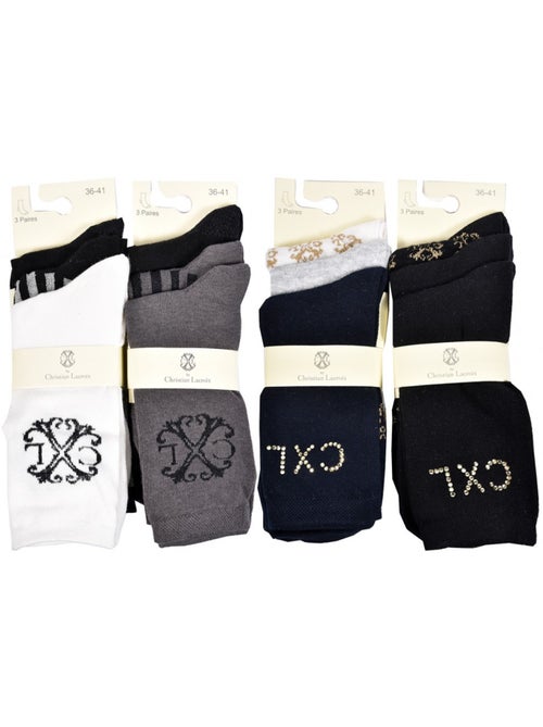 Calzini donna CXL BY LACROIX Qualità e Comfort - Confezione da 12 - Kiabi