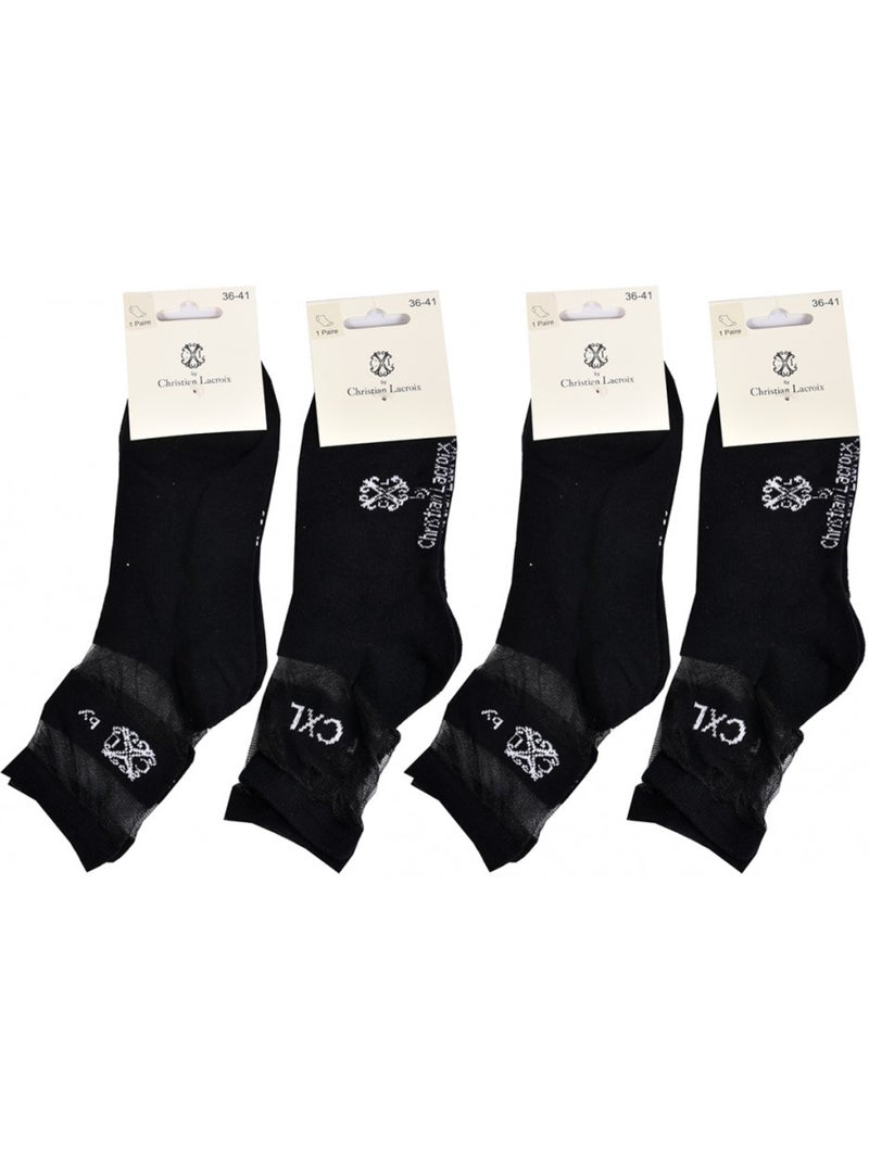 Calzini donna CXL BY LACROIX Qualità e Comfort - Confezione da 4 Multicolore - Kiabi