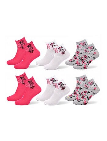 Calzini Donna DISNEY MINNIE Confezione da 6 Paia