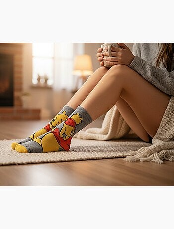 Calzini Donna Disney Winnie Confezione da 8 Paia
