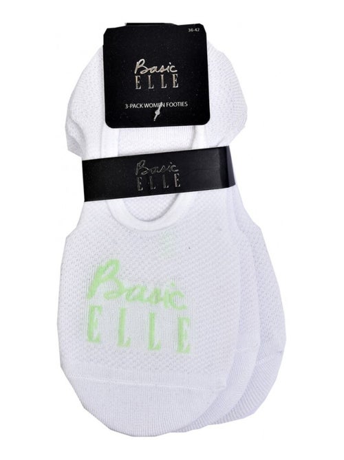 Calzini donna ELLE Basic - Confezione da 3 - Kiabi