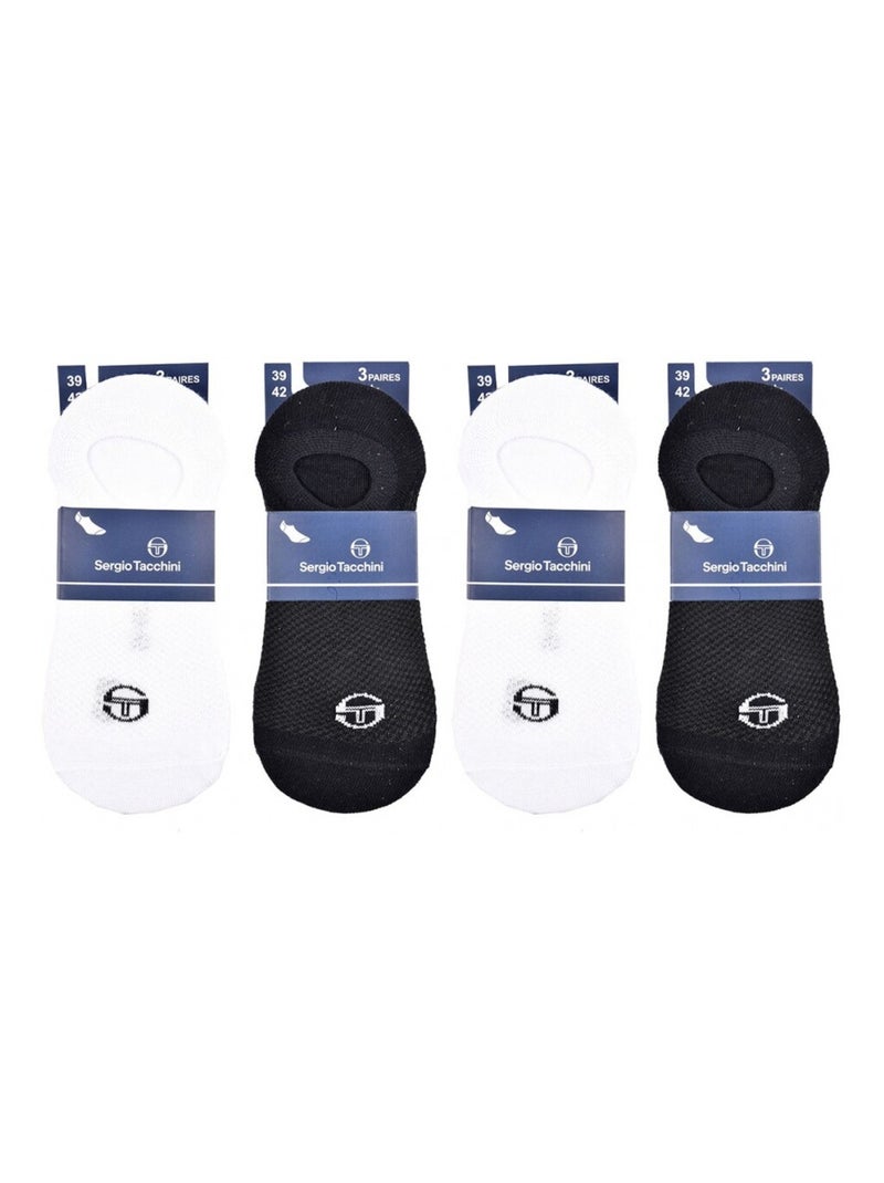 Calzini Donna FOOTIES SERGIO TACCHINI - Confezione da 12 Multicolore - Kiabi