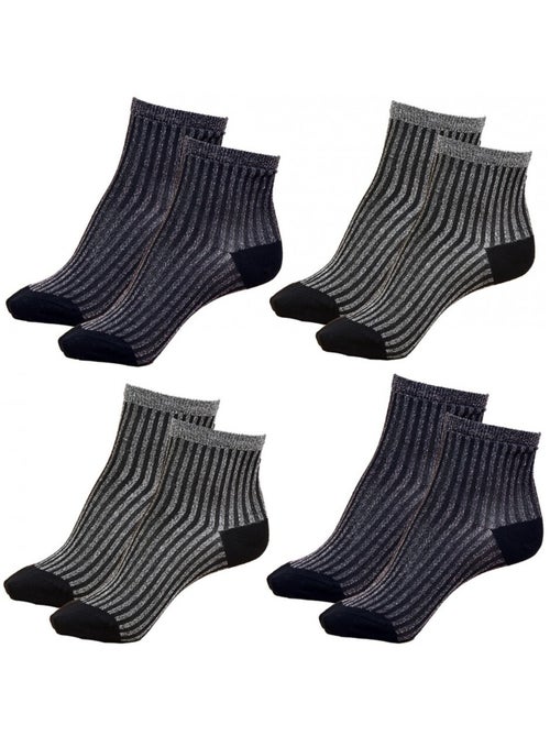 Calzini donna INFINITIF - Confezione da 4 - Kiabi