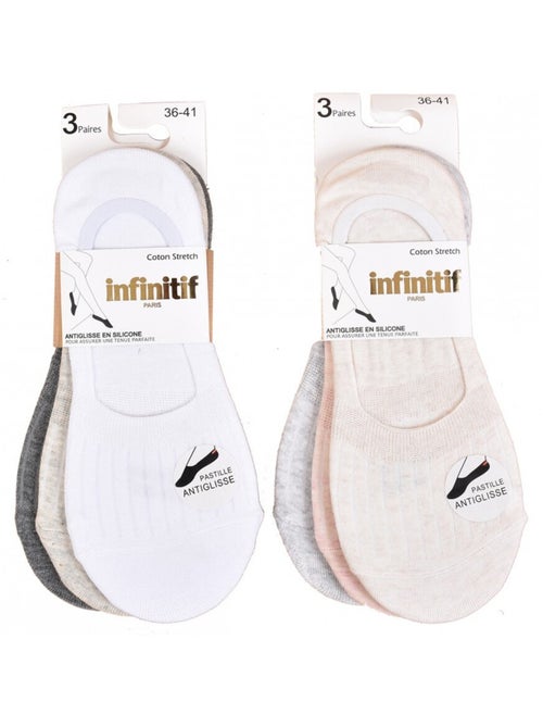Calzini donna INFINITIF - Confezione da 6 - Kiabi