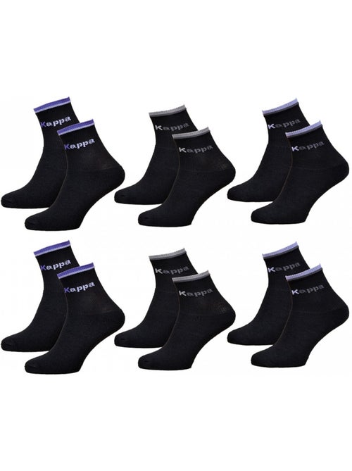 Calzini Donna KAPPA Modello Tennis - Assortimento modelli foto secondo arrivi - Confezione da 6 - Kiabi