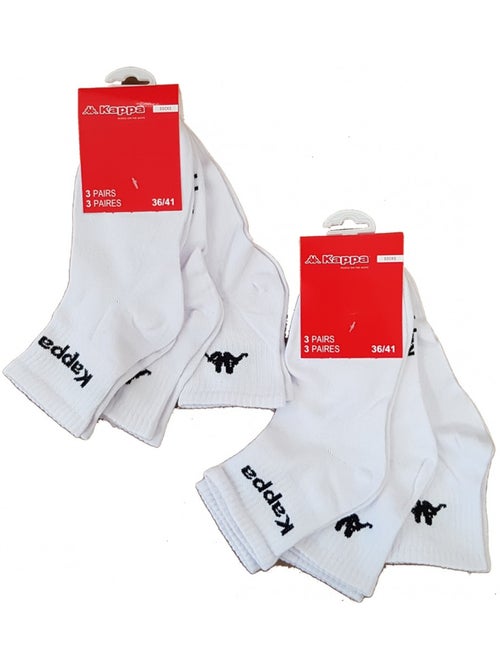 Calzini Donna KAPPA QUARTER - Confezione da 6 - Kiabi