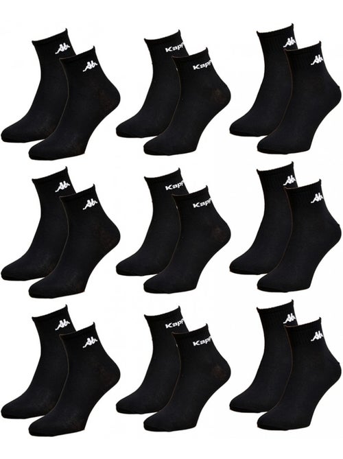 Calzini Donna KAPPA QUARTER - Confezione da 9 - Kiabi