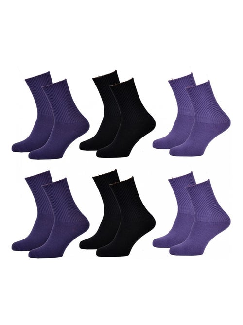 Calzini donna KINDY Calore e Dolcezza - Confezione da 6 - Kiabi