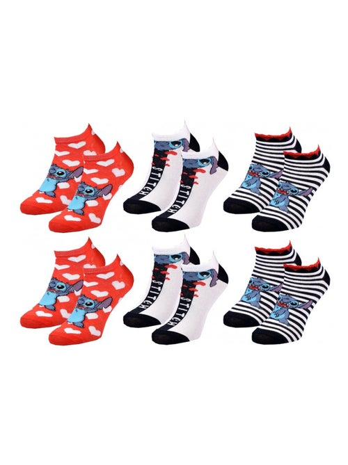 Calzini Donna LILO ET STITCH - Confezione da 9 - Kiabi