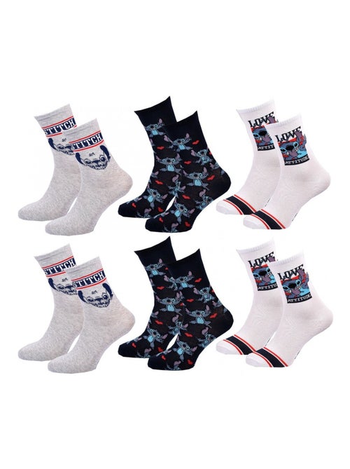 Calzini Donna LILO ET STITCH - Confezione da 9 - Kiabi