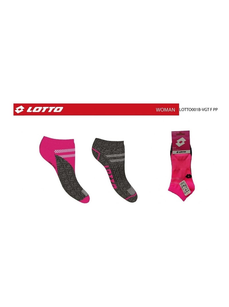 Calzini Donna LOTTO - Confezione da 4 Grigio rosa - Kiabi