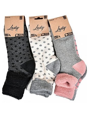 Calzini Donna Mezza Stagione Calore e Comfort - Confezione da 6