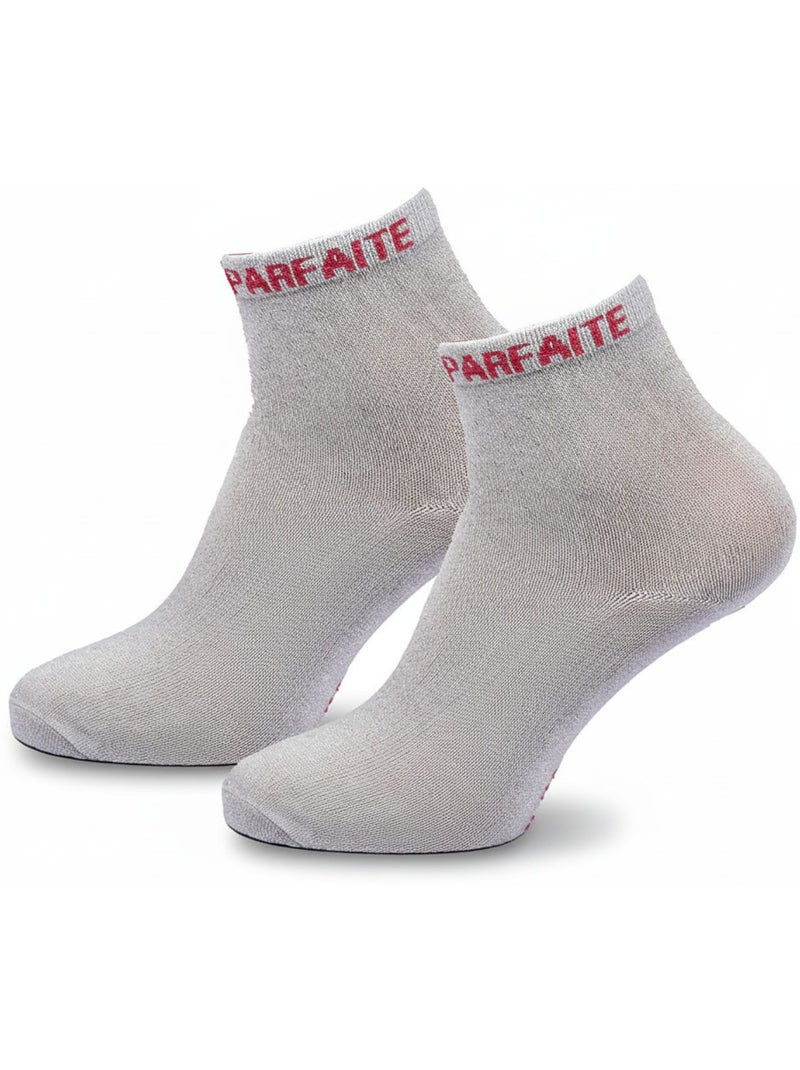 Calzini Donna Paillettes OZABI Soquettes Argento - Kiabi