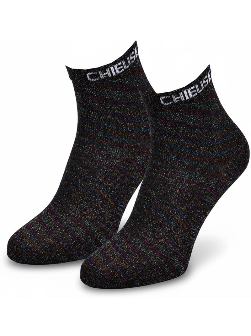 Calzini Donna Paillettes OZABI Soquettes Nero - Kiabi