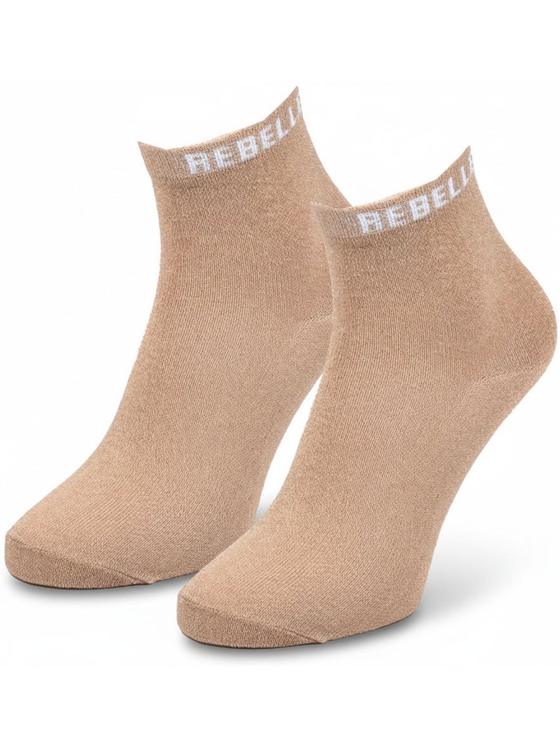 Calzini Donna Paillettes OZABI Soquettes Tortora - Kiabi
