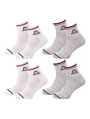 Calzini Donna QUARTER KAPPA - Confezione da 4