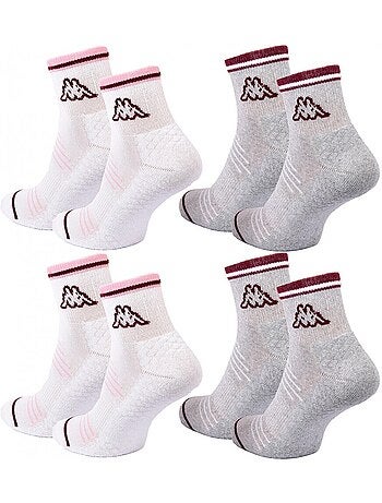 Calzini Donna QUARTER KAPPA - Confezione da 4