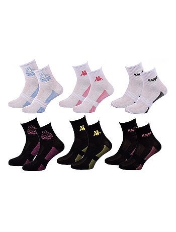 Calzini Donna QUARTER KAPPA - Confezione da 6