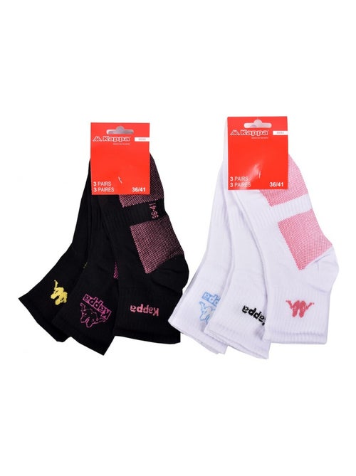 Calzini Donna QUARTER KAPPA - Confezione da 6 - Kiabi