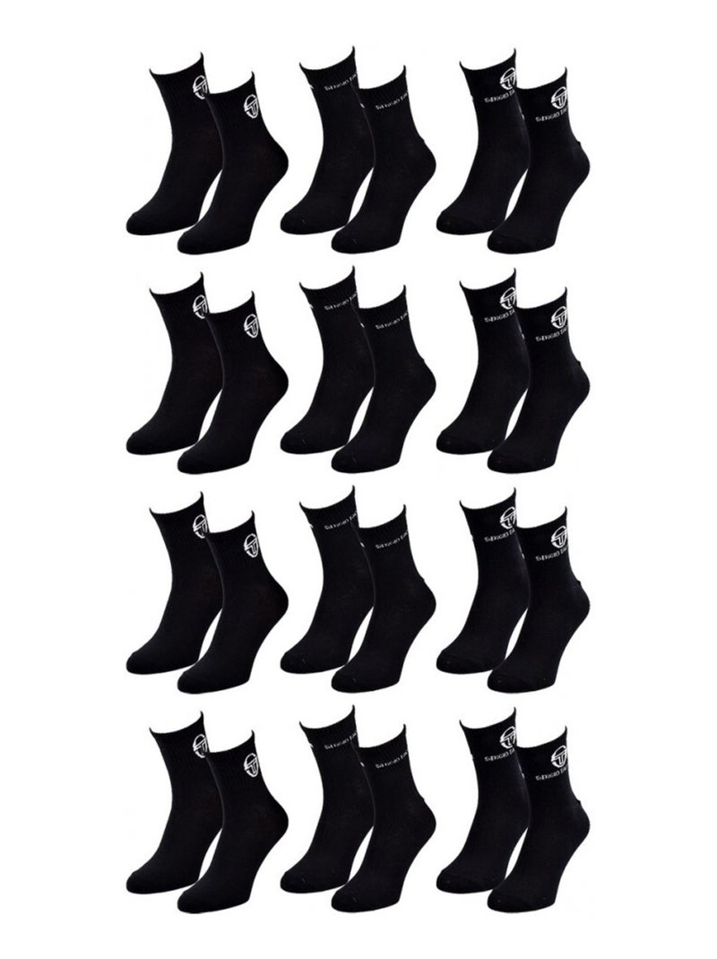 Calzini Donna QUARTER SERGIO TACCHINI - Confezione da 12 Multicolore - Kiabi