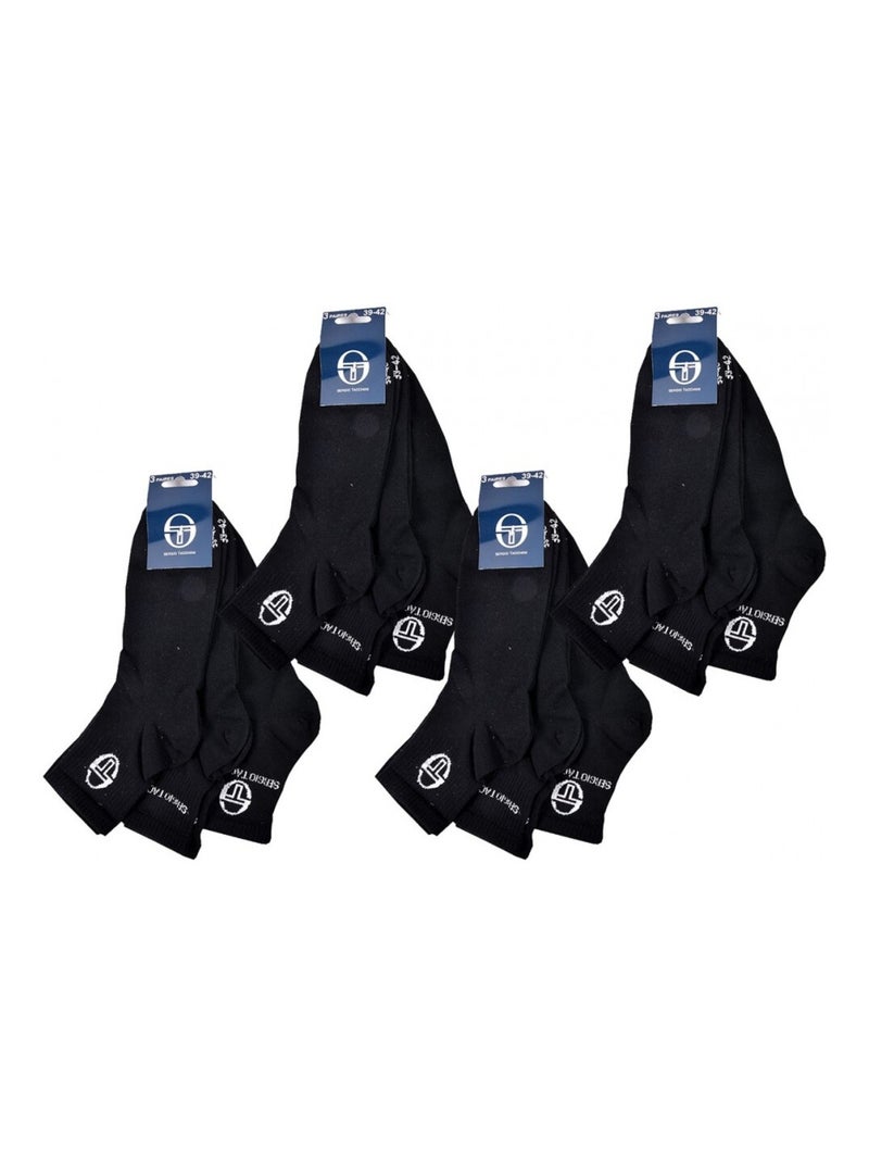 Calzini Donna QUARTER SERGIO TACCHINI - Confezione da 12 Multicolore - Kiabi