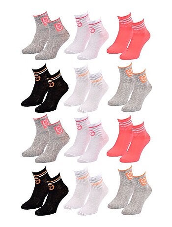 Calzini Donna QUARTER SERGIO TACCHINI - Confezione da 12