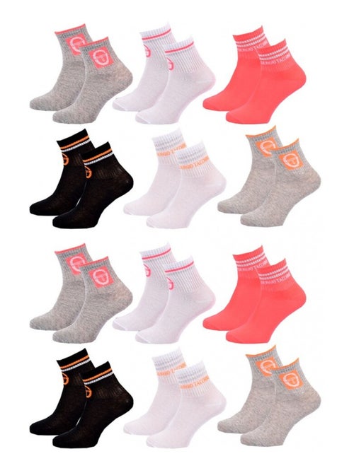 Calzini Donna QUARTER SERGIO TACCHINI - Confezione da 12 - Kiabi