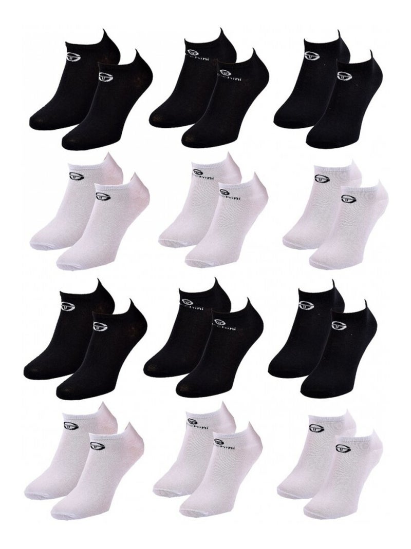 Calzini Donna SNEAKER SERGIO TACCHINI - Confezione da 12 Multicolore - Kiabi