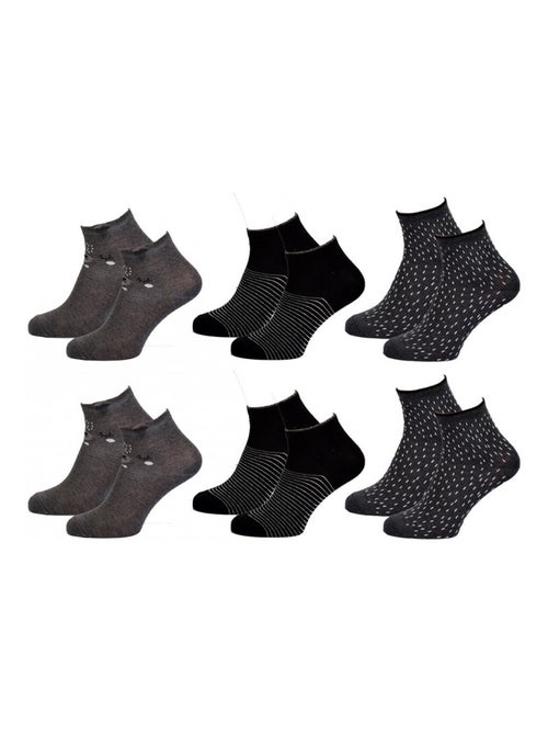 Calzini donna TWINDAY - Confezione da 6 - Kiabi