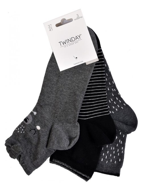 Calzini donna TWINDAY - Confezione da 6 - Kiabi