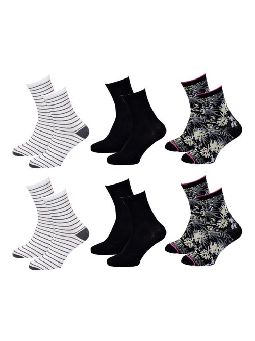 Calzini donna TWINDAY - Confezione da 8 - Kiabi