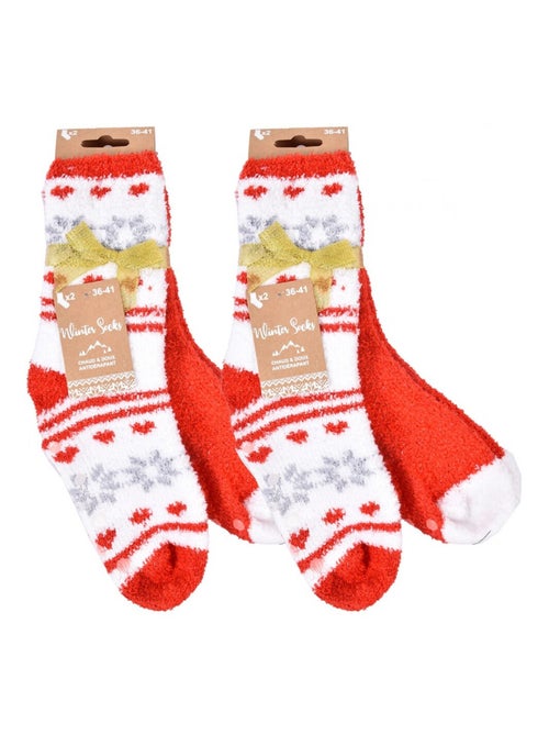 Calzini Donna WINTER SOCKS - Confezione da 4 - Kiabi