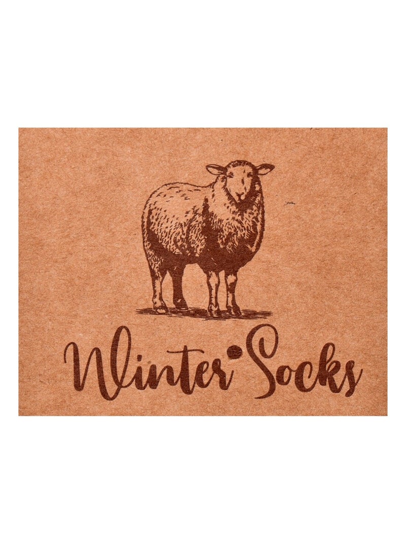 Calzini Donna WINTER SOCKS - Confezione da 4 Bianco Rosso Grigio - Kiabi