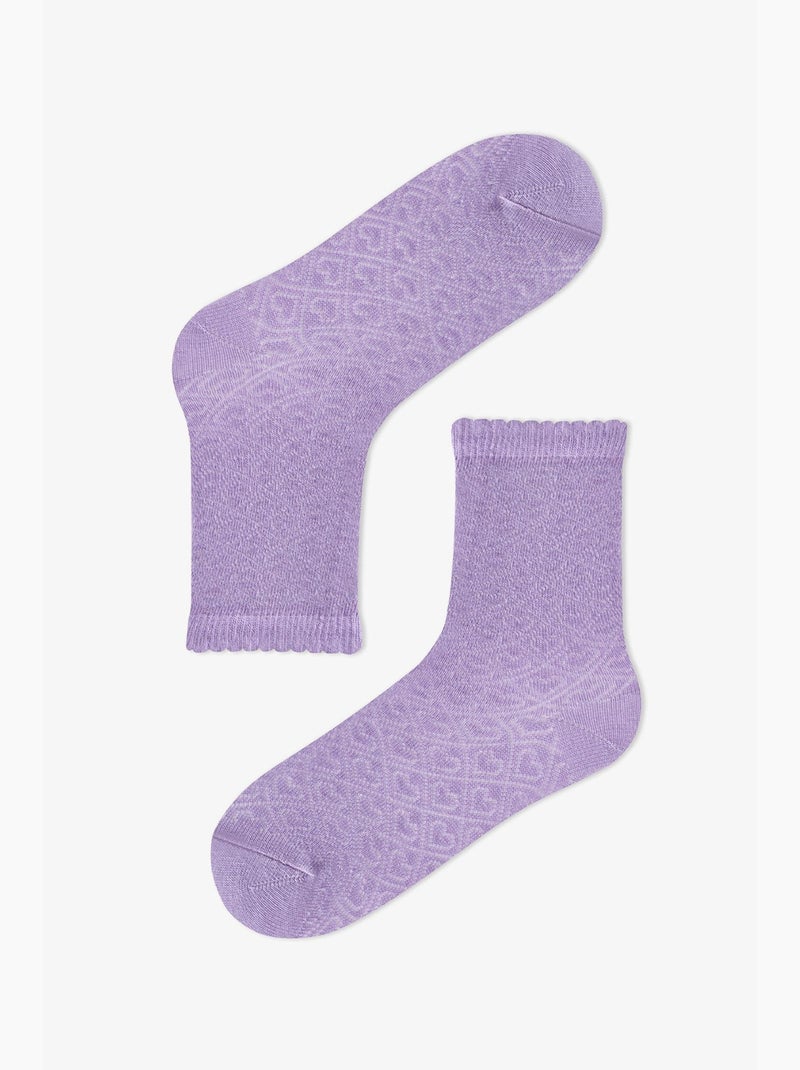 Calzini essential colors bambina, 2 paia penti Blu marino - Kiabi
