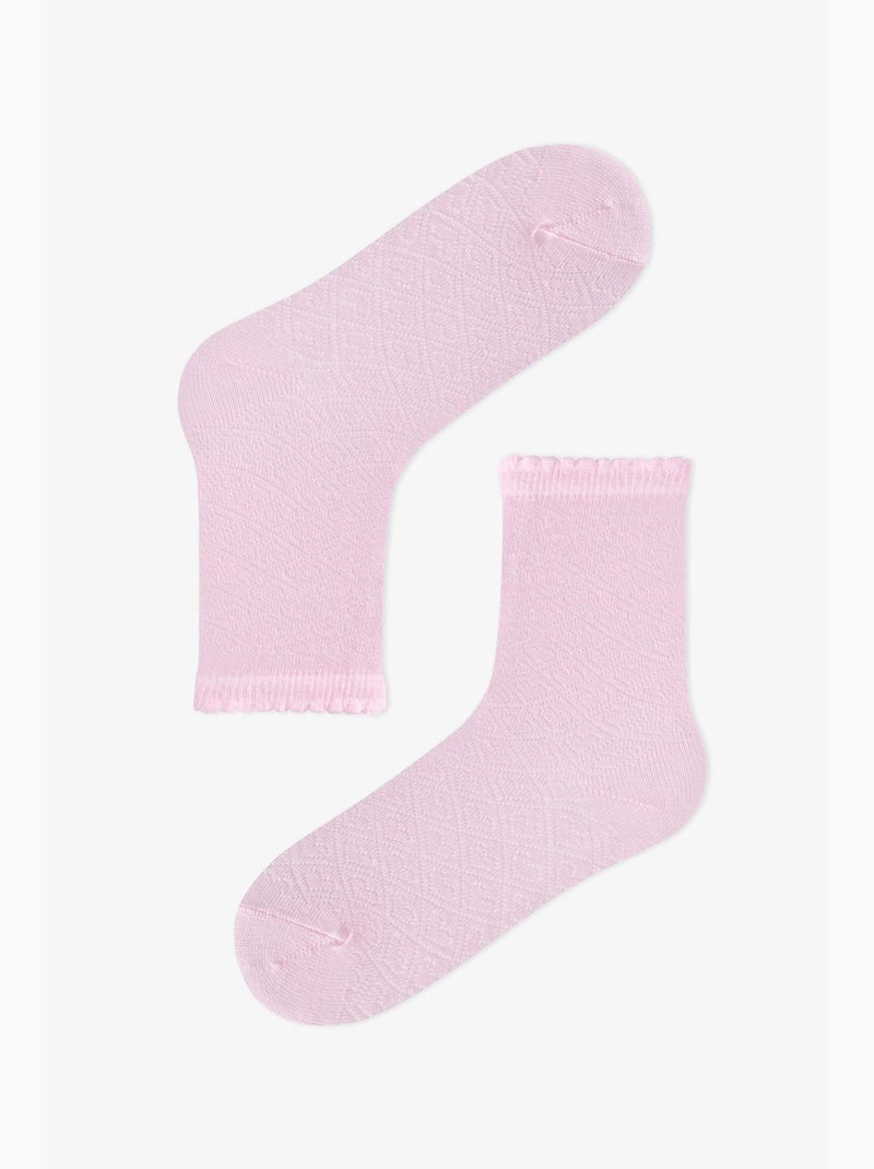 Calzini essential colors bambina, 2 paia penti Blu marino - Kiabi