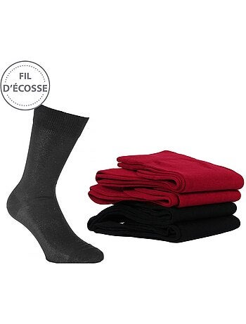 Calzini fil d'écosse uomo confezione da 4