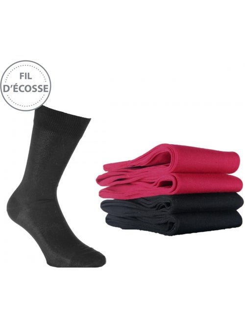 Calzini fil di Scozia uomo confezione da 4 - Kiabi