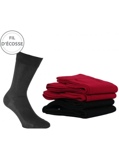 Calzini fil di Scozia uomo confezione da 4 - Kiabi