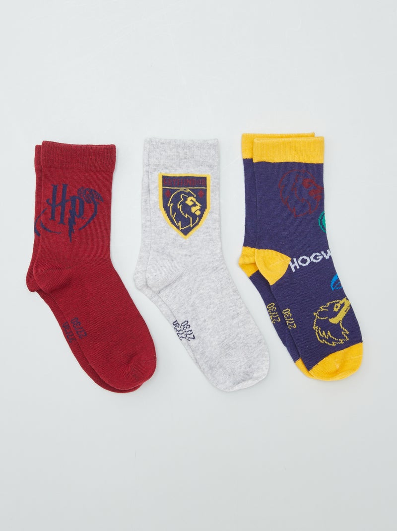 Calzini 'Harry Potter' - Set di 3 ROSSO - Kiabi