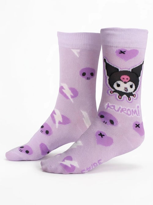 Calzini hello kitty kuromi rosa taglia unica 36-43 sanrio - Kiabi Calzini hello kitty kuromi rosa taglia unica 36-43 sanrio - Kiabi