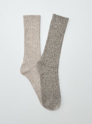 Calzini in maglia mouliné
